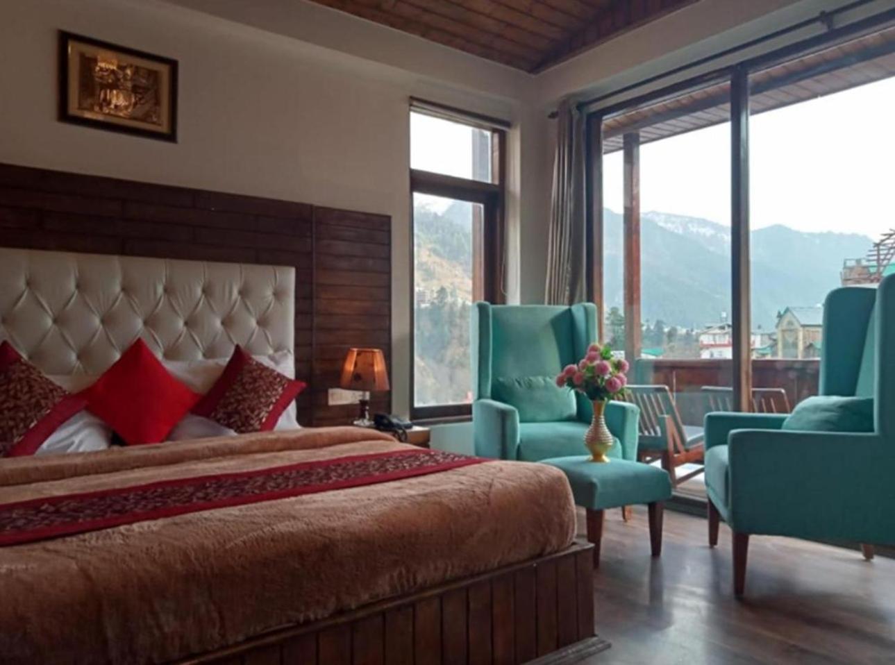 Hotel The Spruce Mansion Manāli Esterno foto