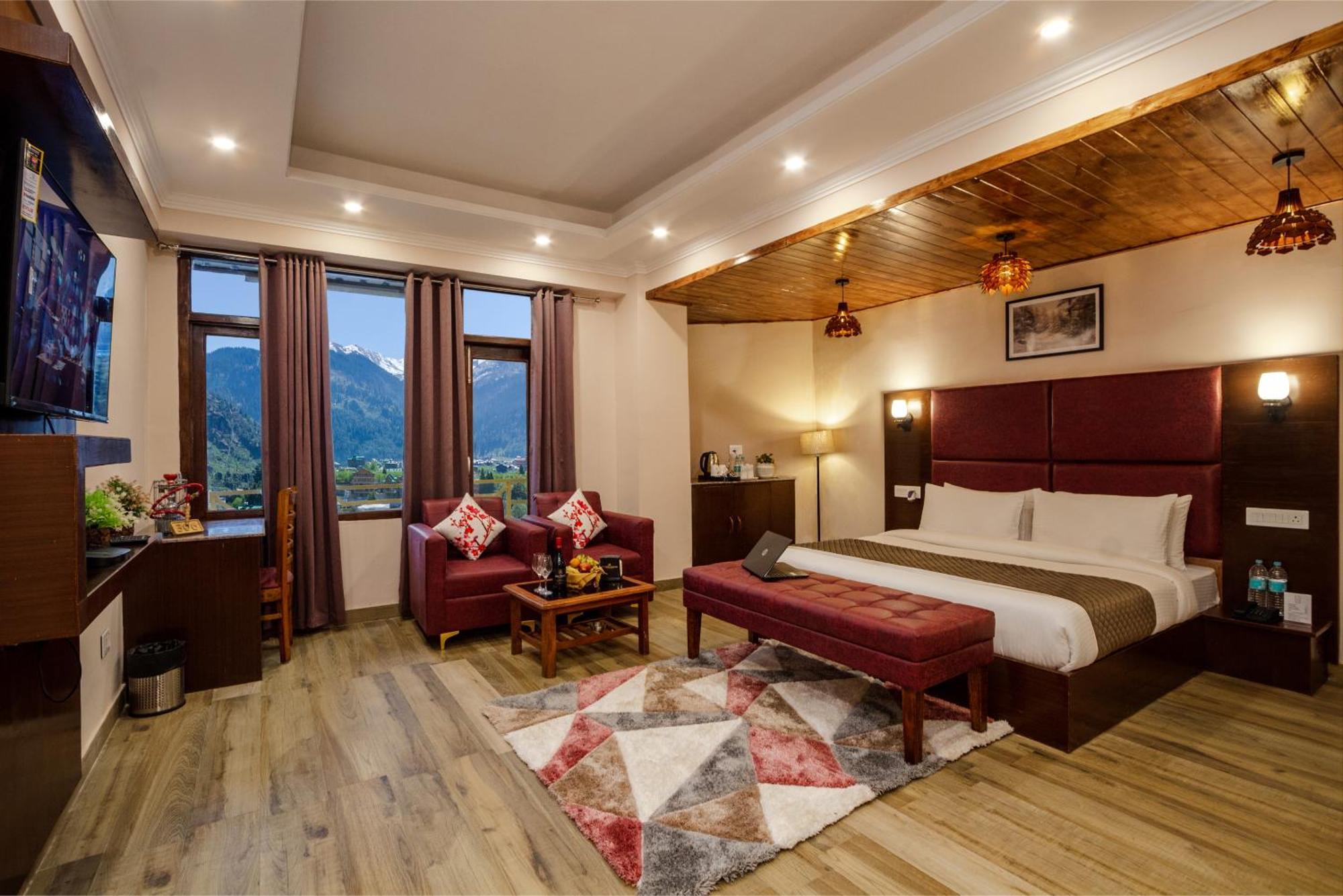 Hotel The Spruce Mansion Manāli Esterno foto
